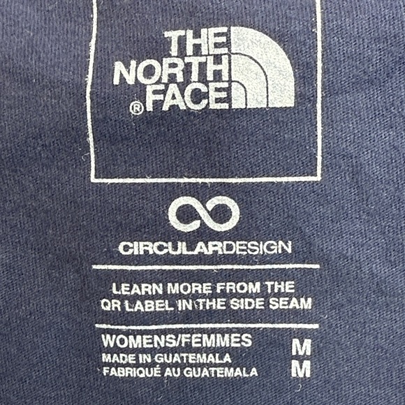 NWT The North Face Dark Blue Tee with White Logo - Picture 3 of 6